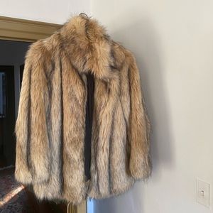 Zara faux fur jacket